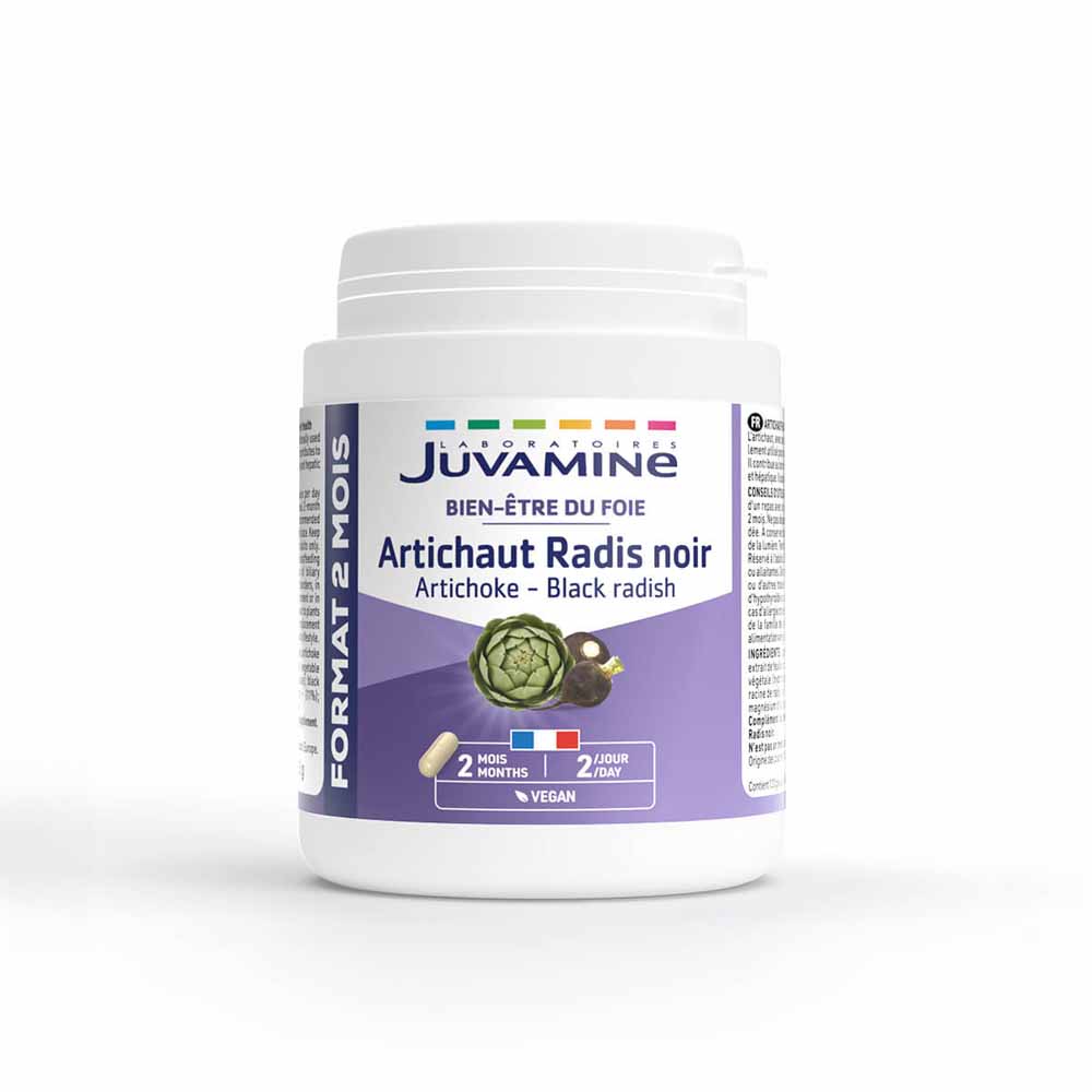 Juvamine Artichoke Black radish 120 Vegetable Capsules