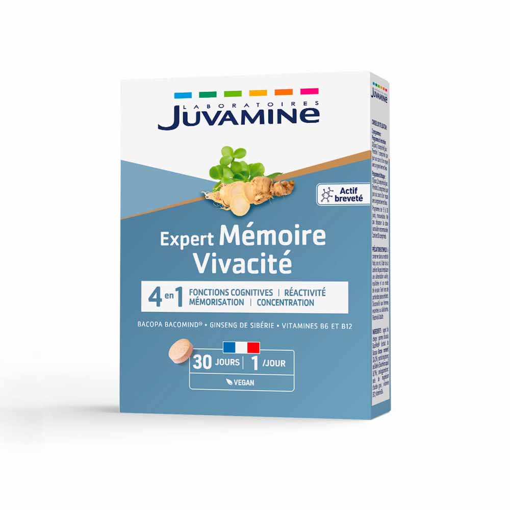 Juvamine Vivacité Memory Expert 30 capsules
