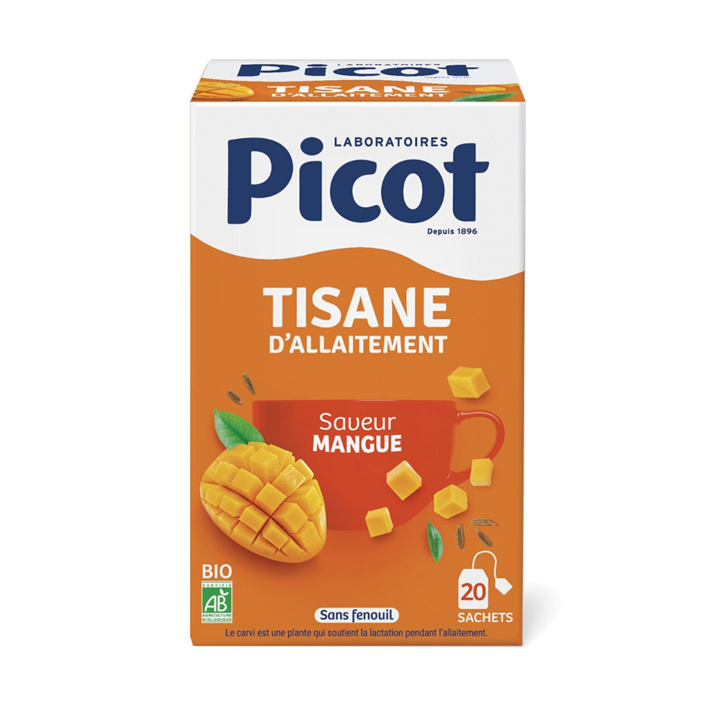 Picot Nursing tea mango flavour 20 sachets