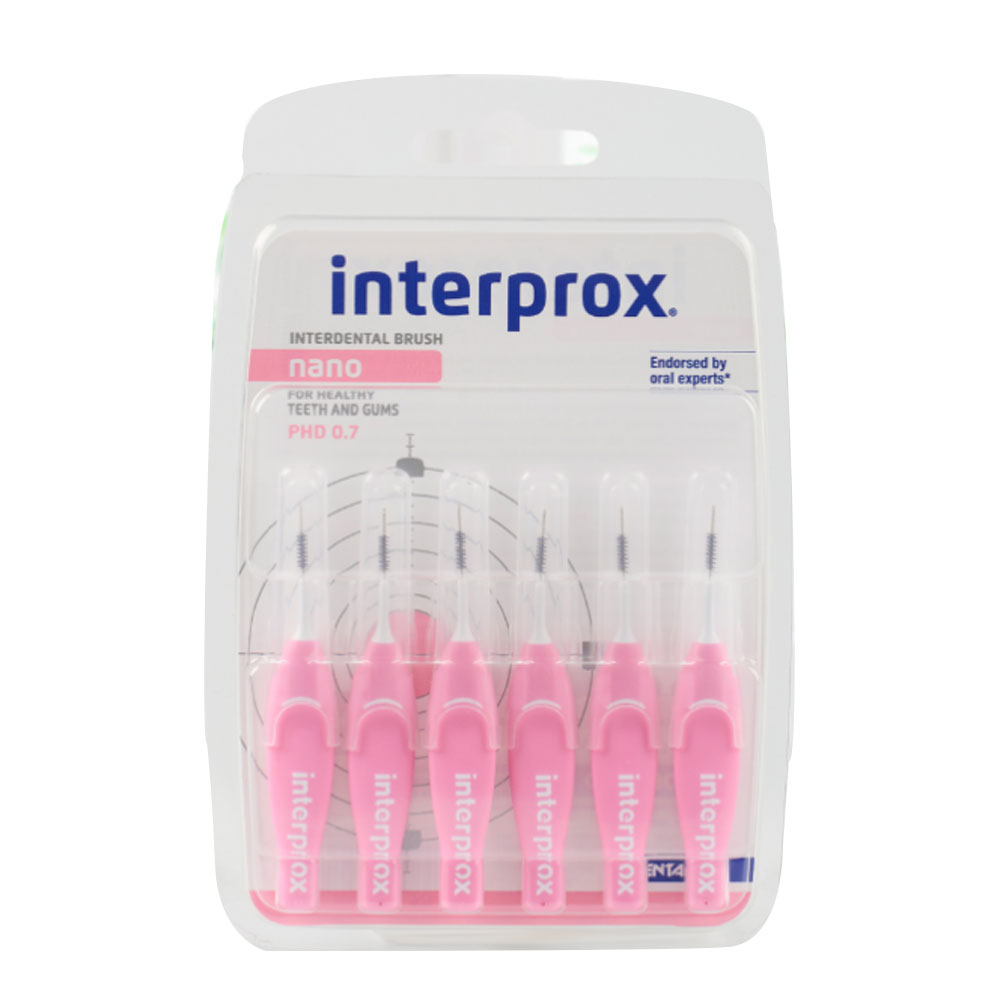 Interprox Nano Interdental brushes 0.7mm 6 x