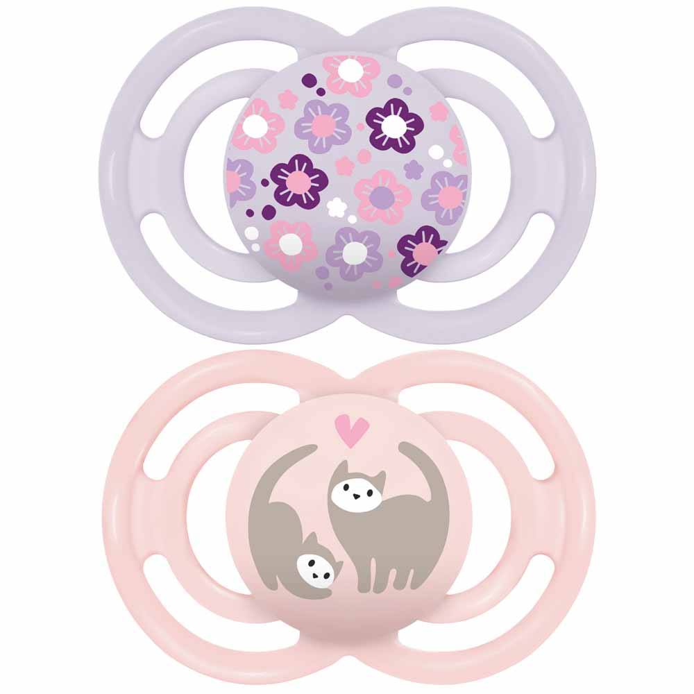Mam Perfect Pets Symmetric Pacifiers 18 Months Plus x2