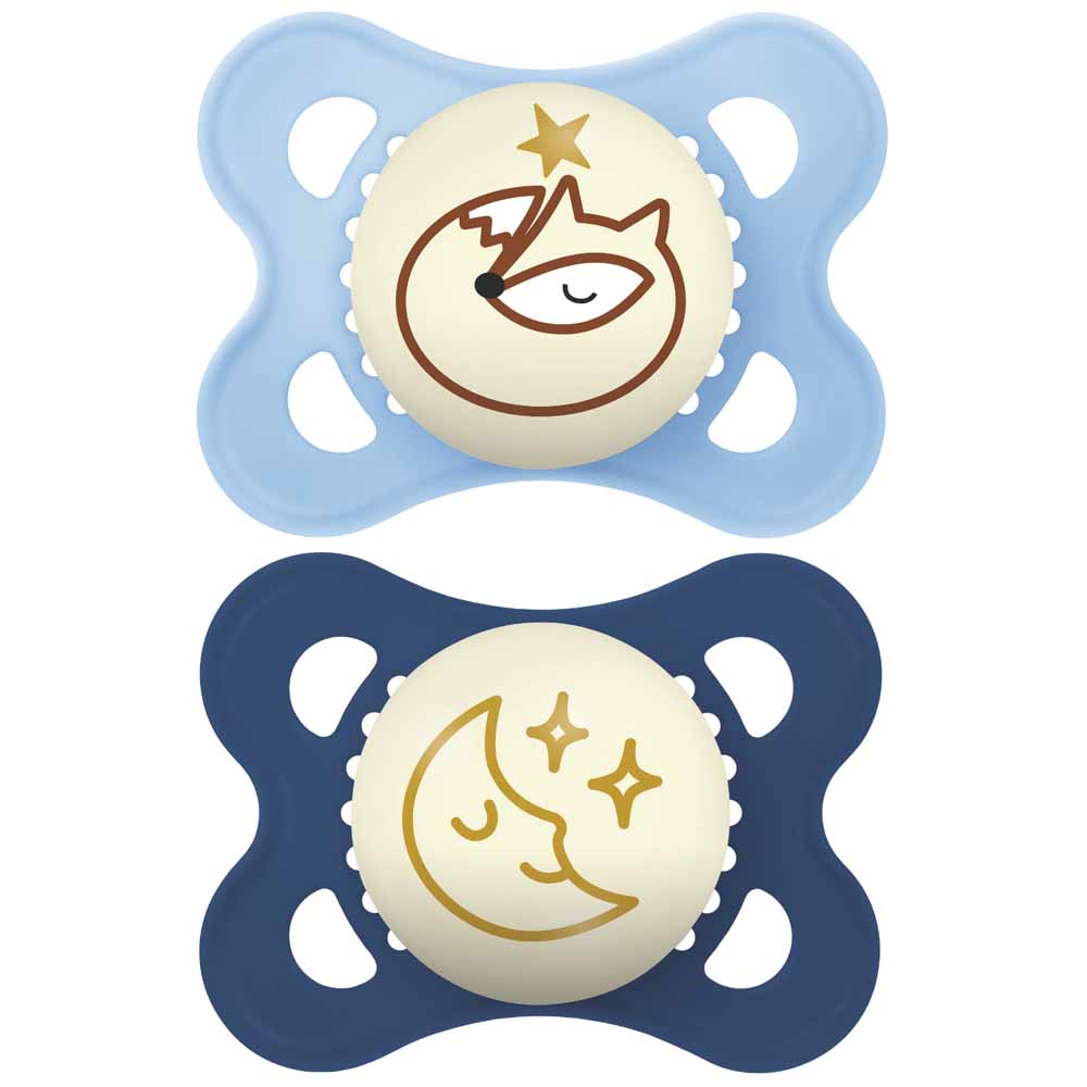 Mam Original Night Sucette Symétrique Phosphorescente 2-6 Months x2