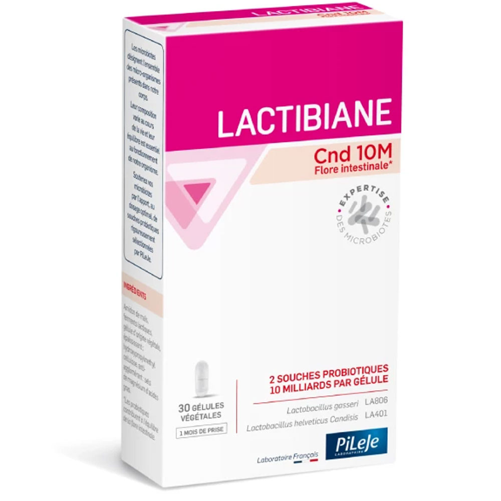 Pileje Lactibiane Cnd 10m gut flora 30 capsules