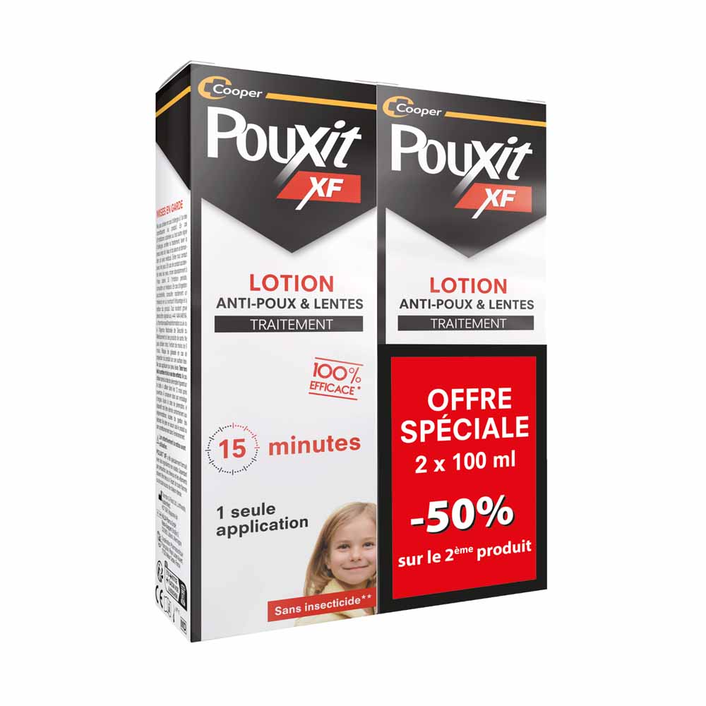 Pouxit XF Anti-Lice and Nits Lotion 2x100ml