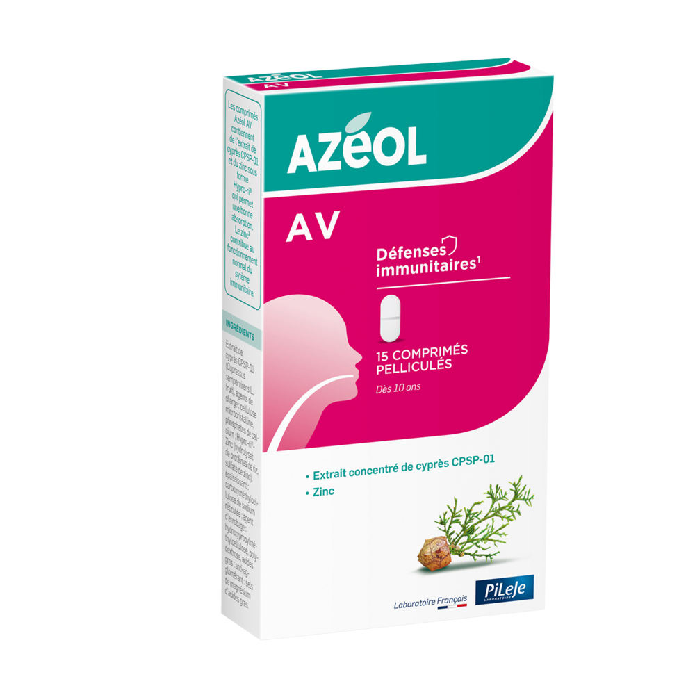 Pileje Azéol AV Immune defence 15 tablets