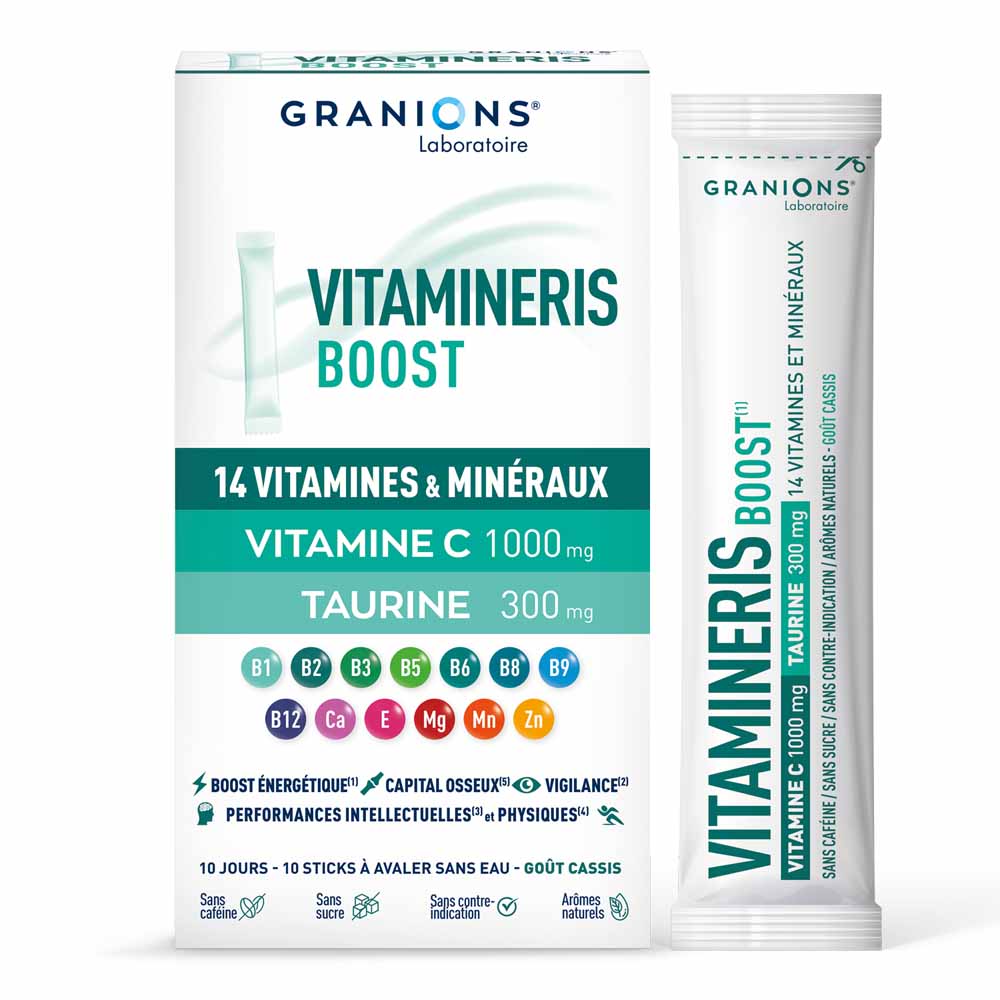 Granions Vitamineris Boost 1000 mg 10 sticks