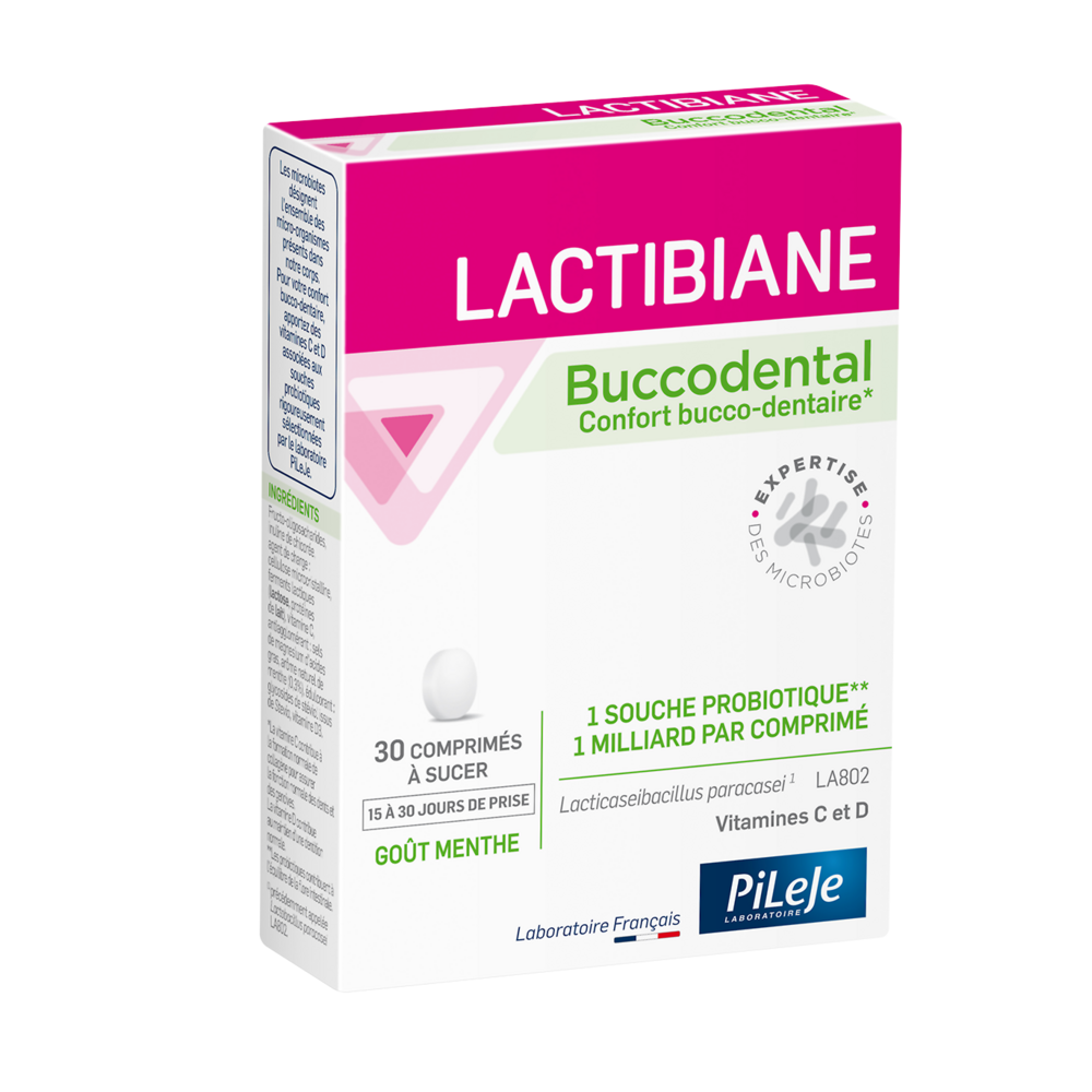 Pileje Lactibiane Oral Care 30 tablets