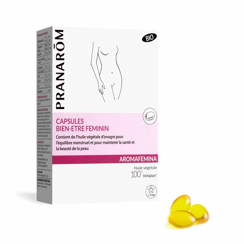 Pranarôm Aromafemina Cepharom Heavy head roller 30 capsules