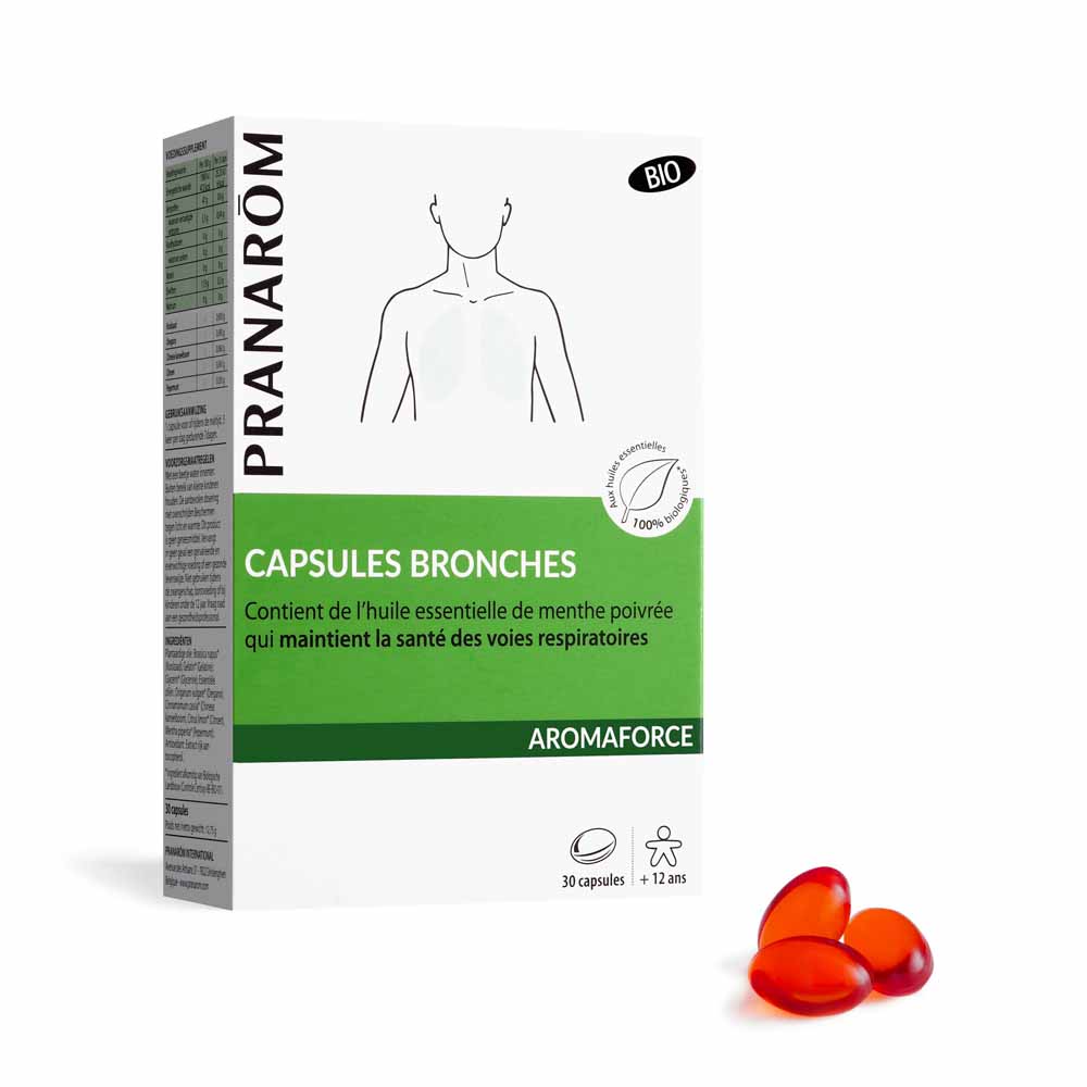 Pranarôm Aromaforce Bronchial Bioes 30 Capsules Aromaforce