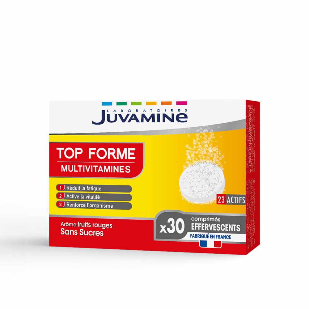 Juvamine Top Forme Multivitamins Multivitamines X 30 Effervescent Tablets