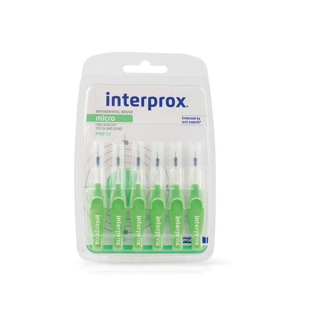 Interprox Micro Interdental brushes 1.1 mm x 6