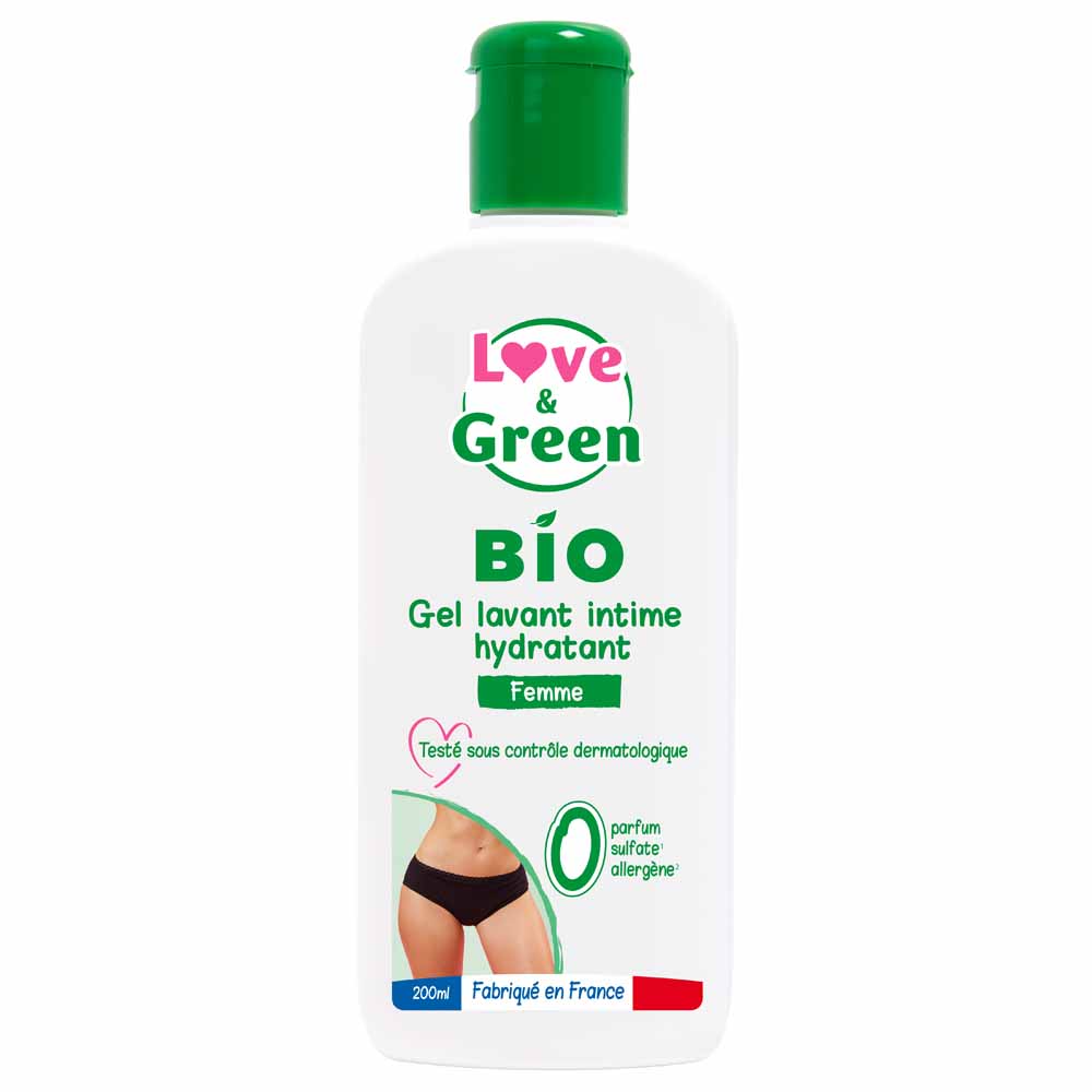 Love&Green Intimate Moisturizing Cleansing Gel Hydratant 200ml