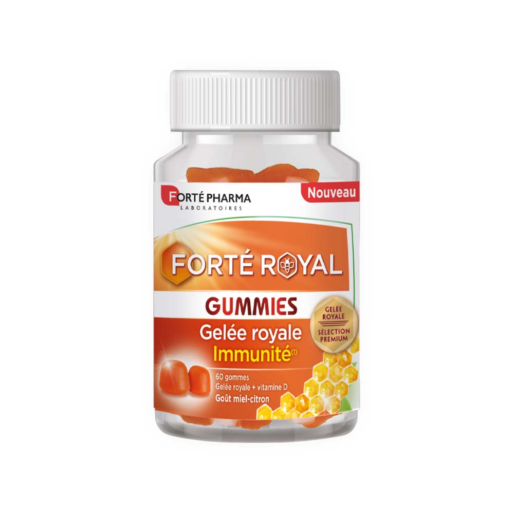 Forté Pharma Forté Royal Royal Jelly Immunity Lemon-Honey Flavour from age 3+ 60 Gummies