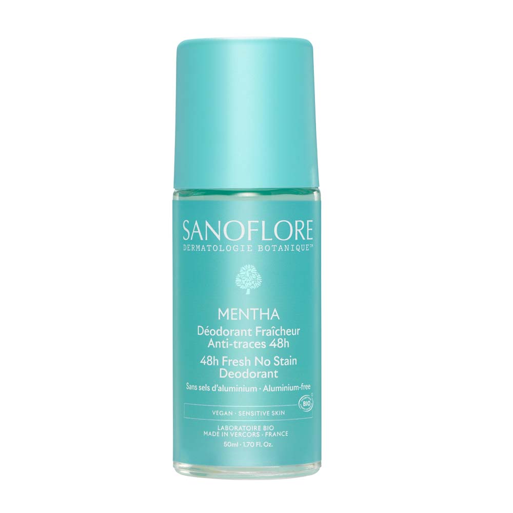 Sanoflore Deodorants Mint organic freshness and 48h anti-marks 50 ml