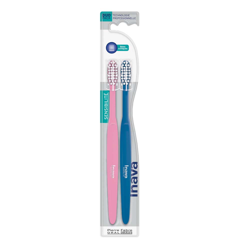 Inava Sensitive toothbrushes x 2