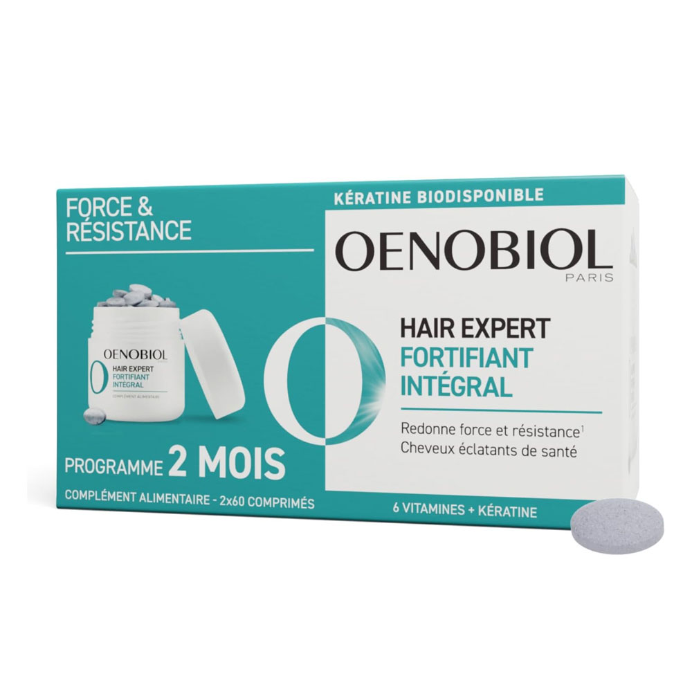 Oenobiol Hair Expert Complete hair fortifier hair and nails 2 x 60 capsules