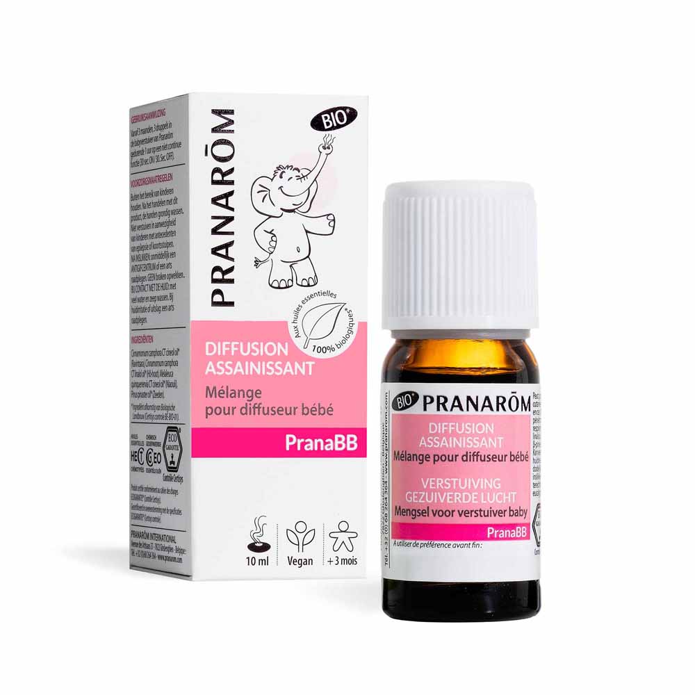 Pranarôm Pranabb Sanitizing Organic Diffuser Mix Melange Pour Diffuseur 10 ml