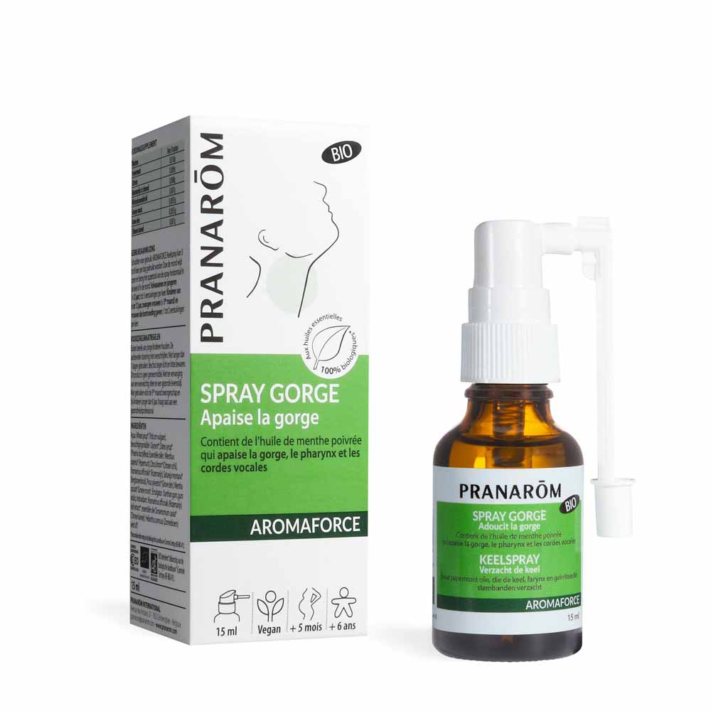 Pranarôm Aromaforce Throat Spray Bio From 6 years old 15ml