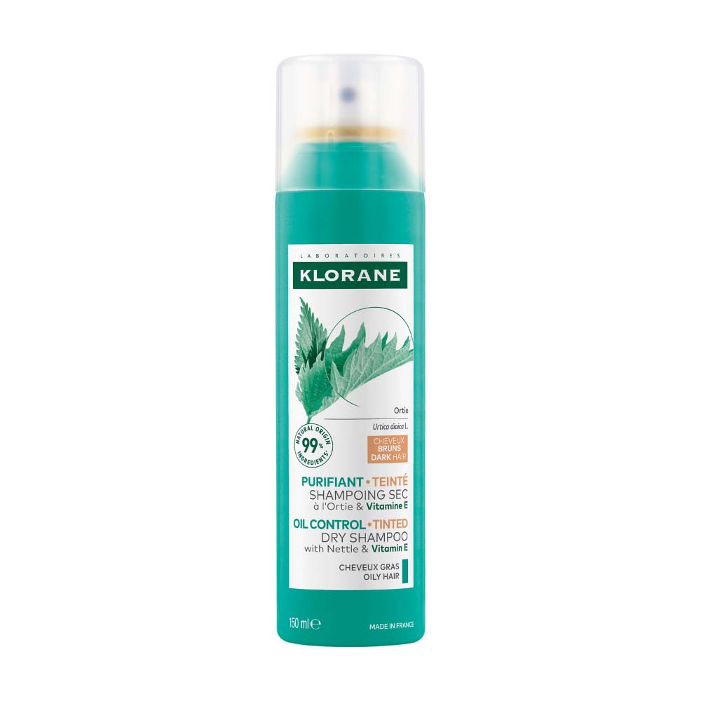 Klorane Tinted dry shampoo for chestnut to dark brown hair 150 ml