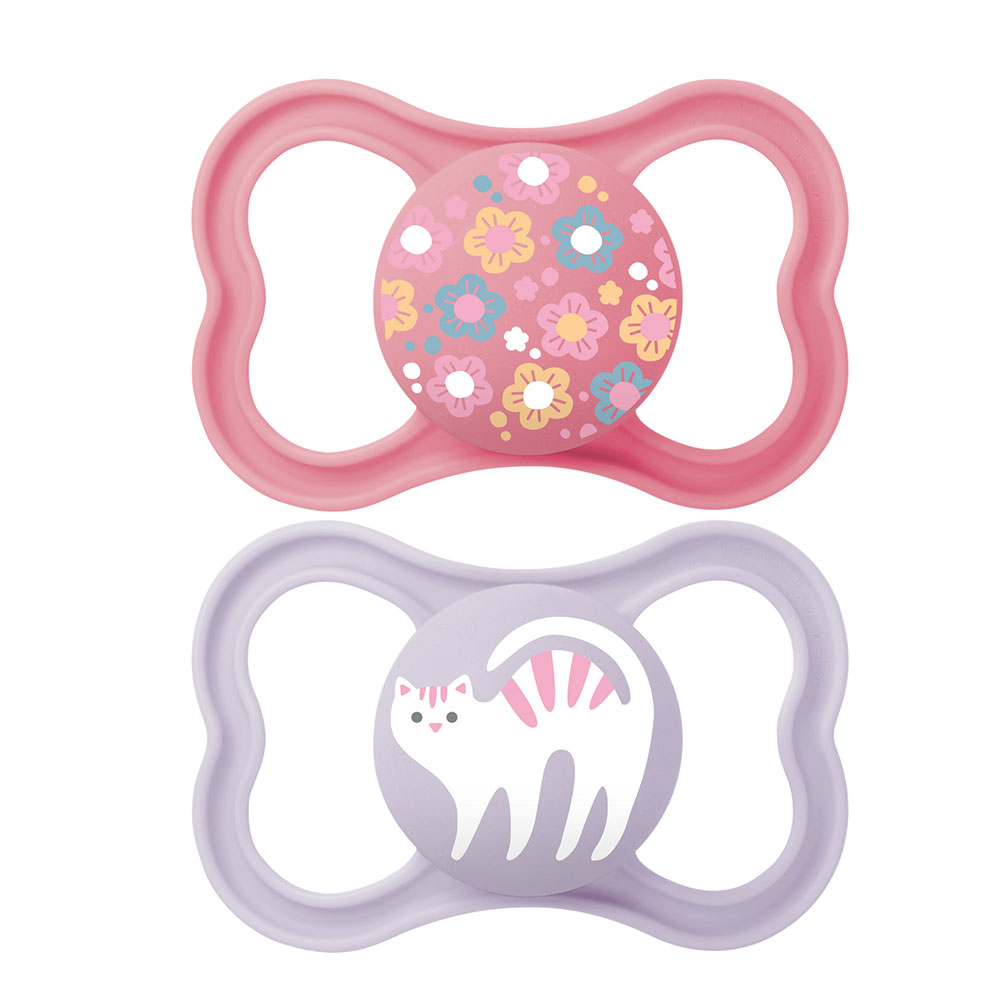 Mam Suprême Suprême Silicone Symmetric Pacifiers 18 months and Plus x2
