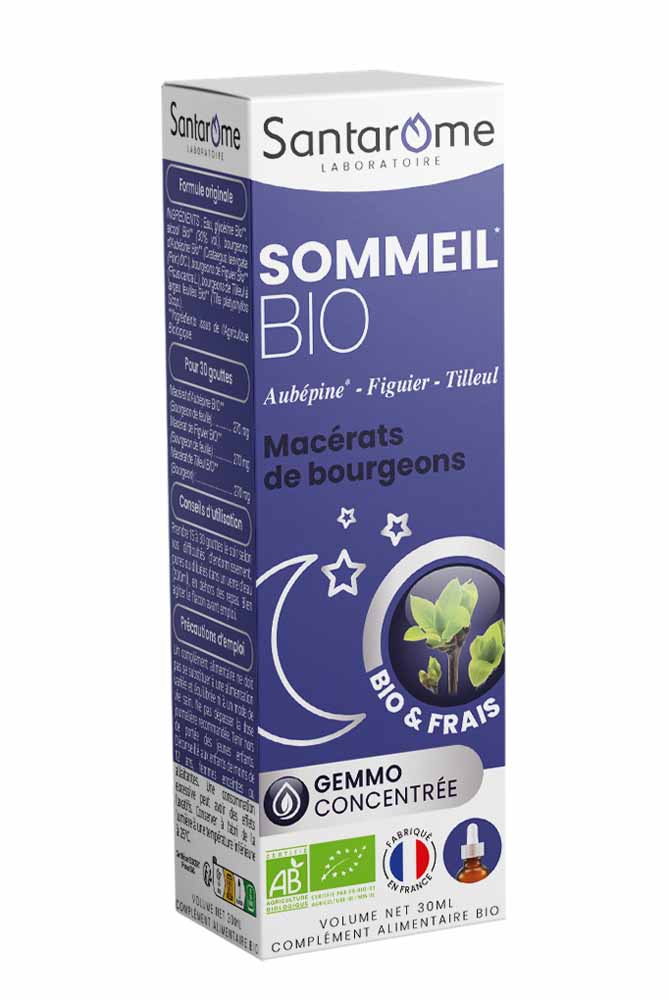 Santarome Gemmo Organic Sleep Complex Gémmothérapie 30 ml