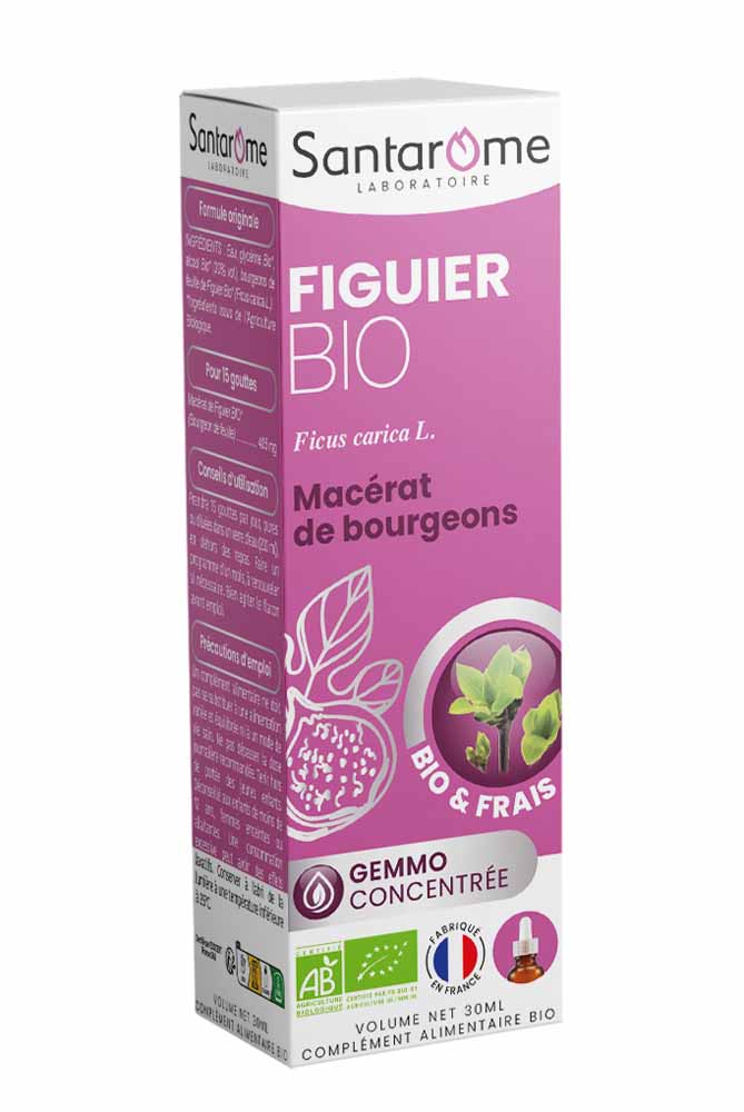 Santarome Gemmo Organic Fig Tree Bud Gémmothérapie 30 ml