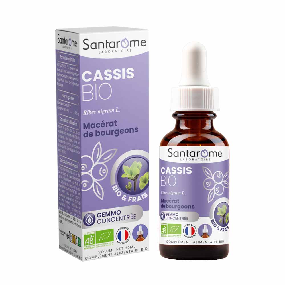 Santarome Gemmo Blackcurrant bud Bioes Gémmothérapie 30 ml