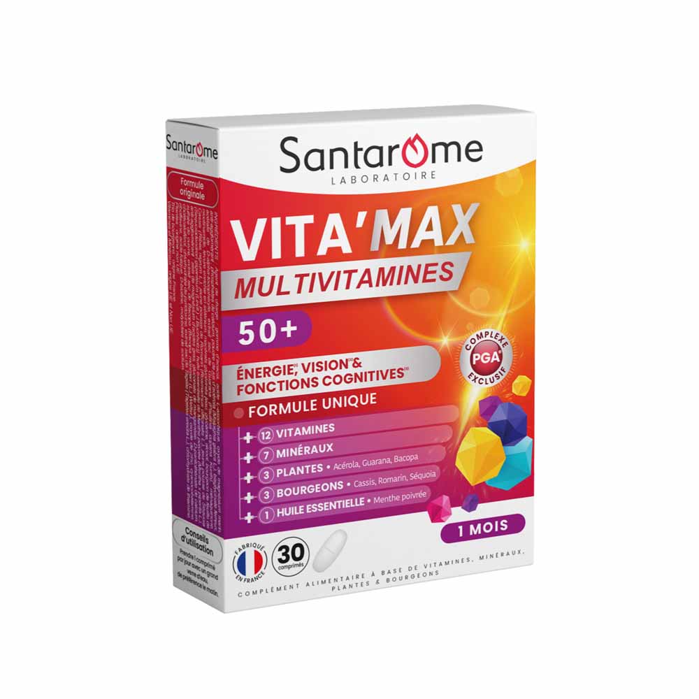Santarome Vita'max Multivitamins Seniors 50+ 30 tablets