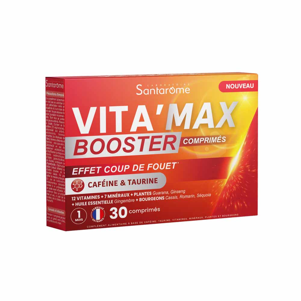 Santarome Vita'max Caffeine & Taurine Anti-Fatigue Boost 30 tablets