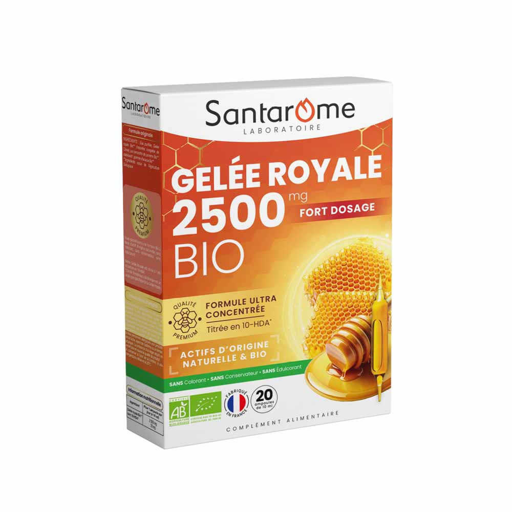 Santarome Royal Jelly 2500 MG Bioes 20 ampulas