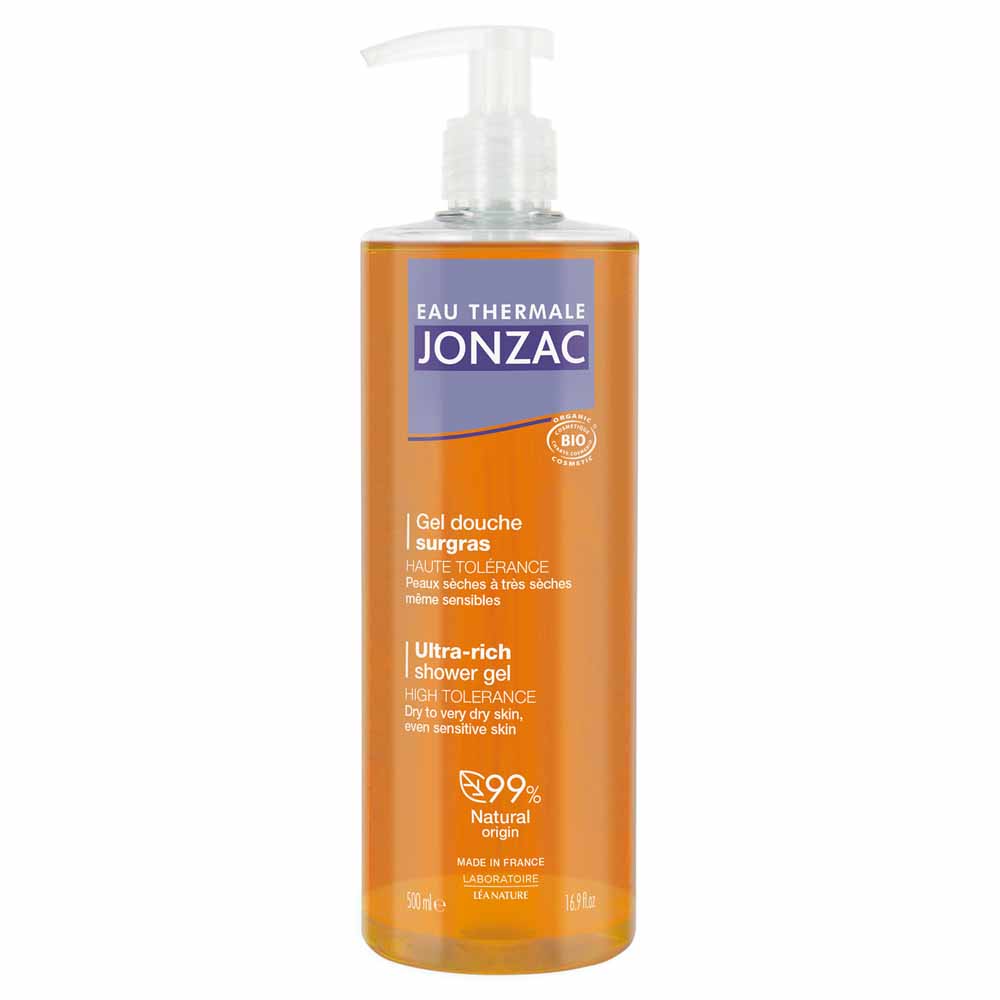Eau thermale Jonzac Gel Douche Haute Tolérance Surgras 500ml