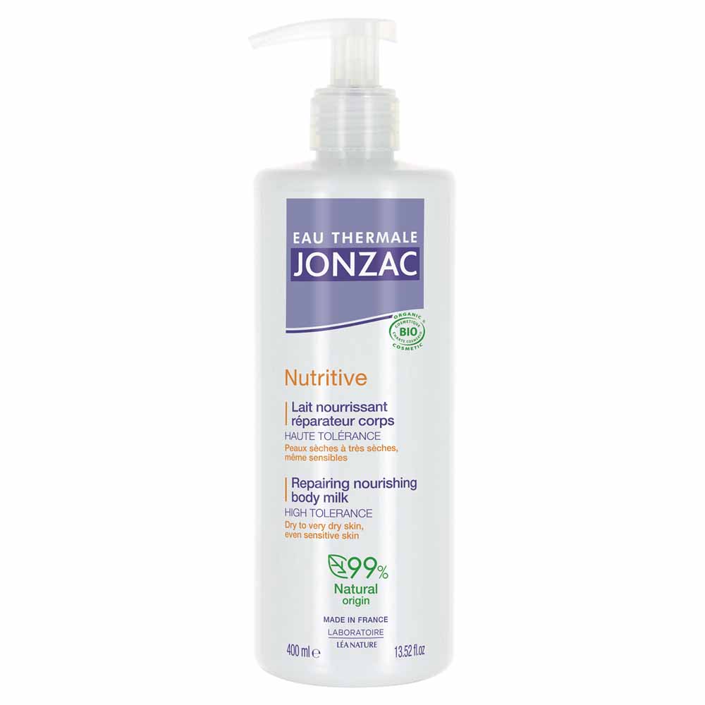 Eau thermale Jonzac Nutritive Nourishing organic repair body milk for dry skin dry skin 400 ml