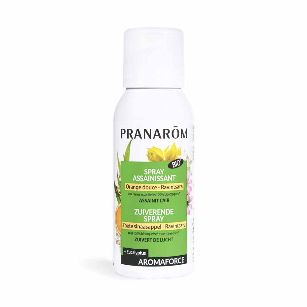 Pranarôm Aromaforce Sanitizing Spray Sweet Orange - Ravintsara 75ml