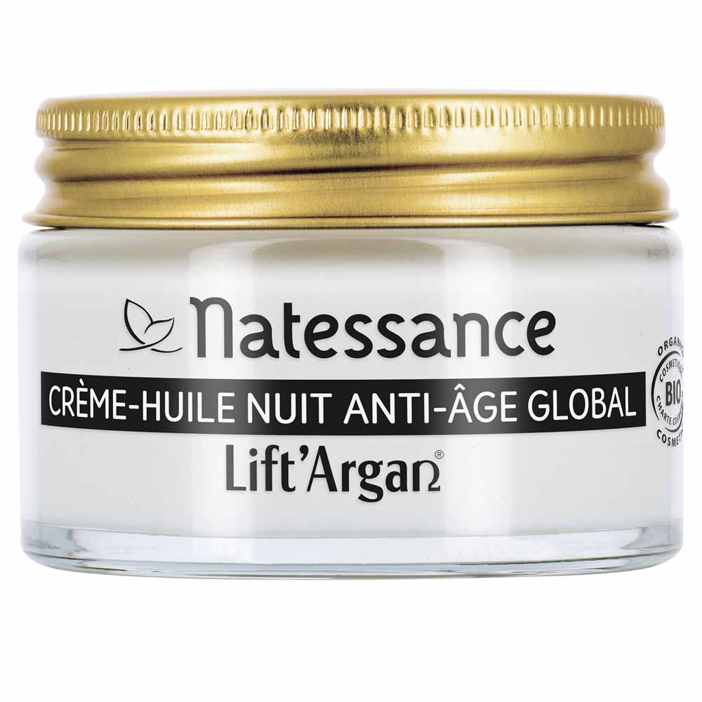 Natessance Lift'Argan Global lift organic anti-ageing night cream 50 ml