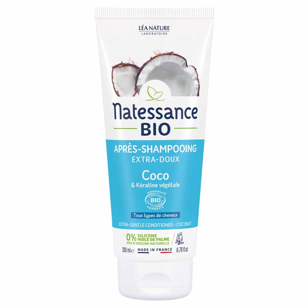 Natessance Capillary Extra gentle organic conditioner with plant-based keratin 200 ml