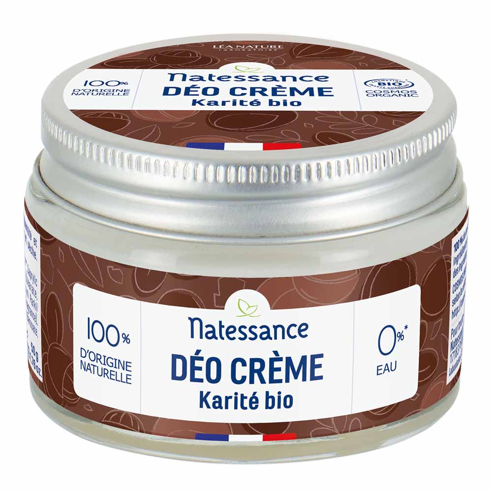 Natessance Organic shea deodorant cream 50g