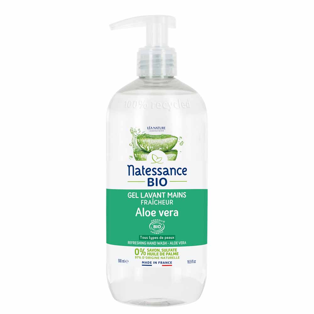Natessance Aloe Vera organic freshness hand wash gel 500 ml