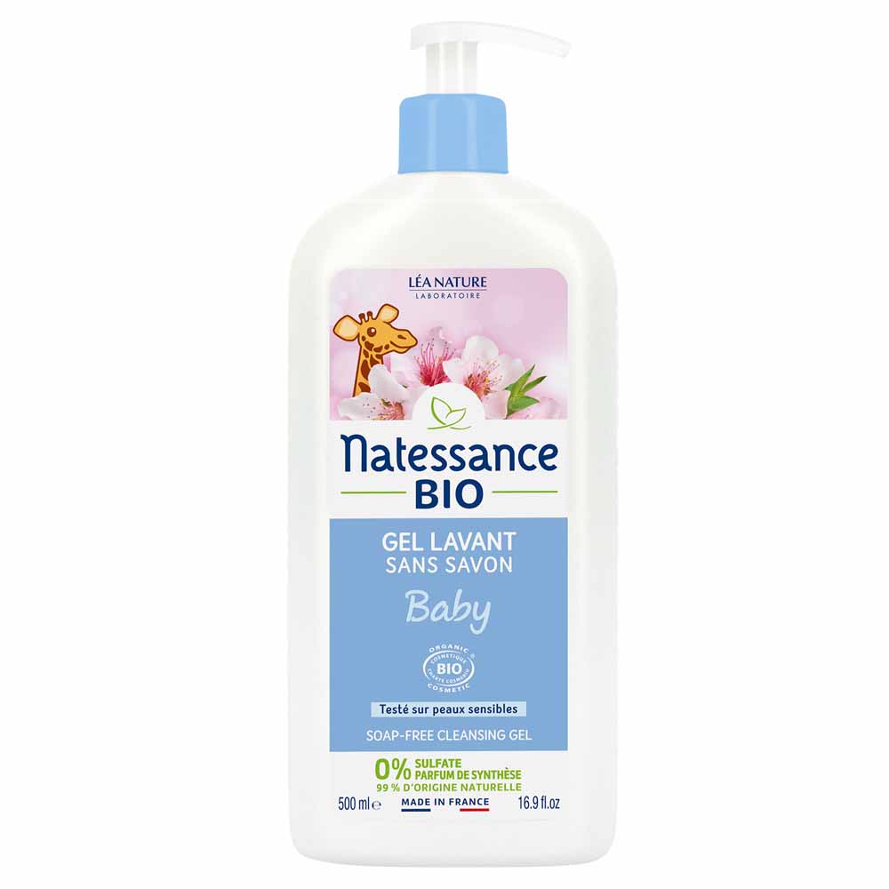 Natessance Baby Soap-free cleansing gel 500 ml