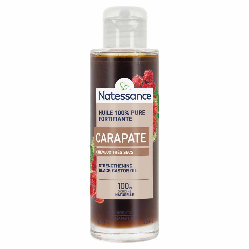 Natessance Black castor oil for very dry curly or frizzy hair 100 ml