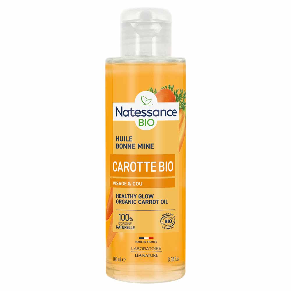 Natessance Organic carrot oil glow boost 100 ml