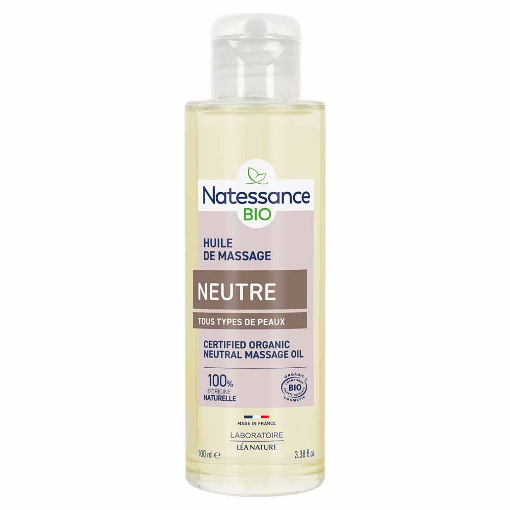 Natessance Organic neutral pure massage and care oil 100 ml
