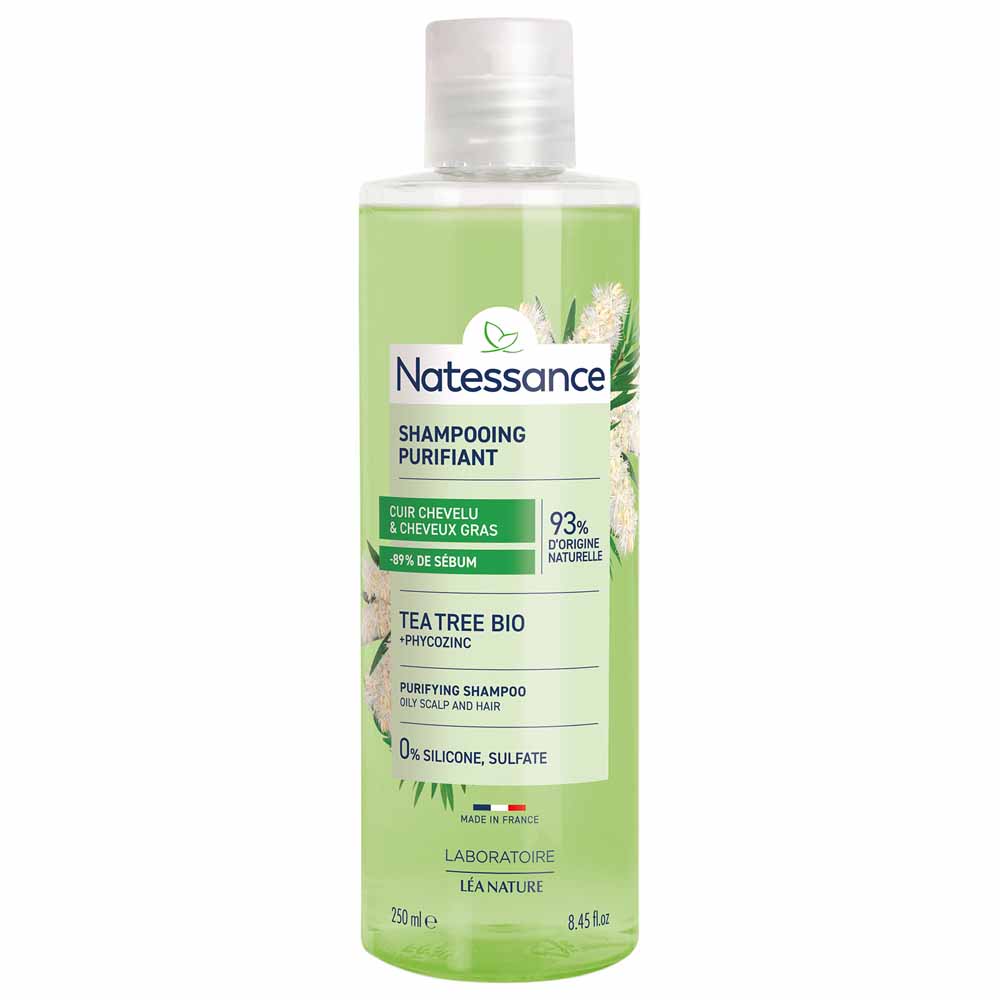 Natessance Capillary Purifying tea tree shampoo 250 ml