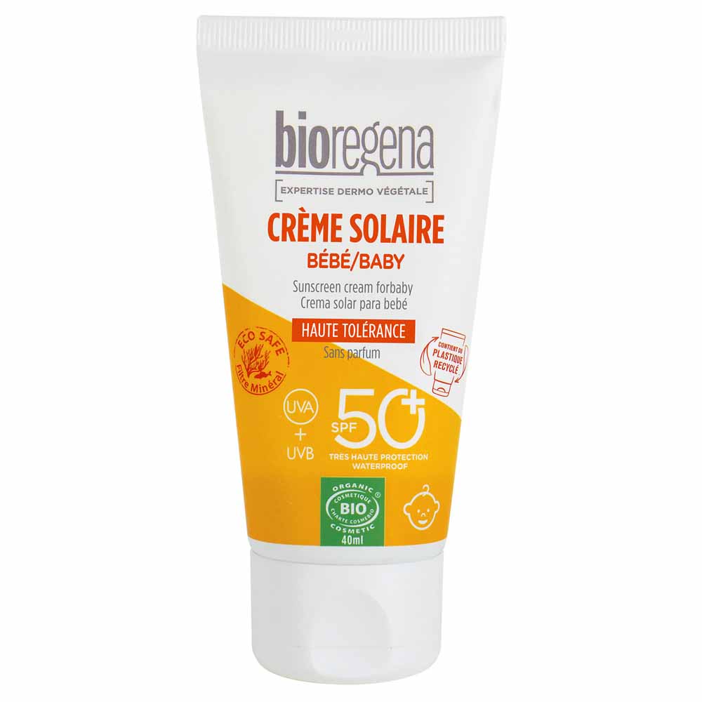 Bioregena Baby SPF50+ organic sun cream 40ml