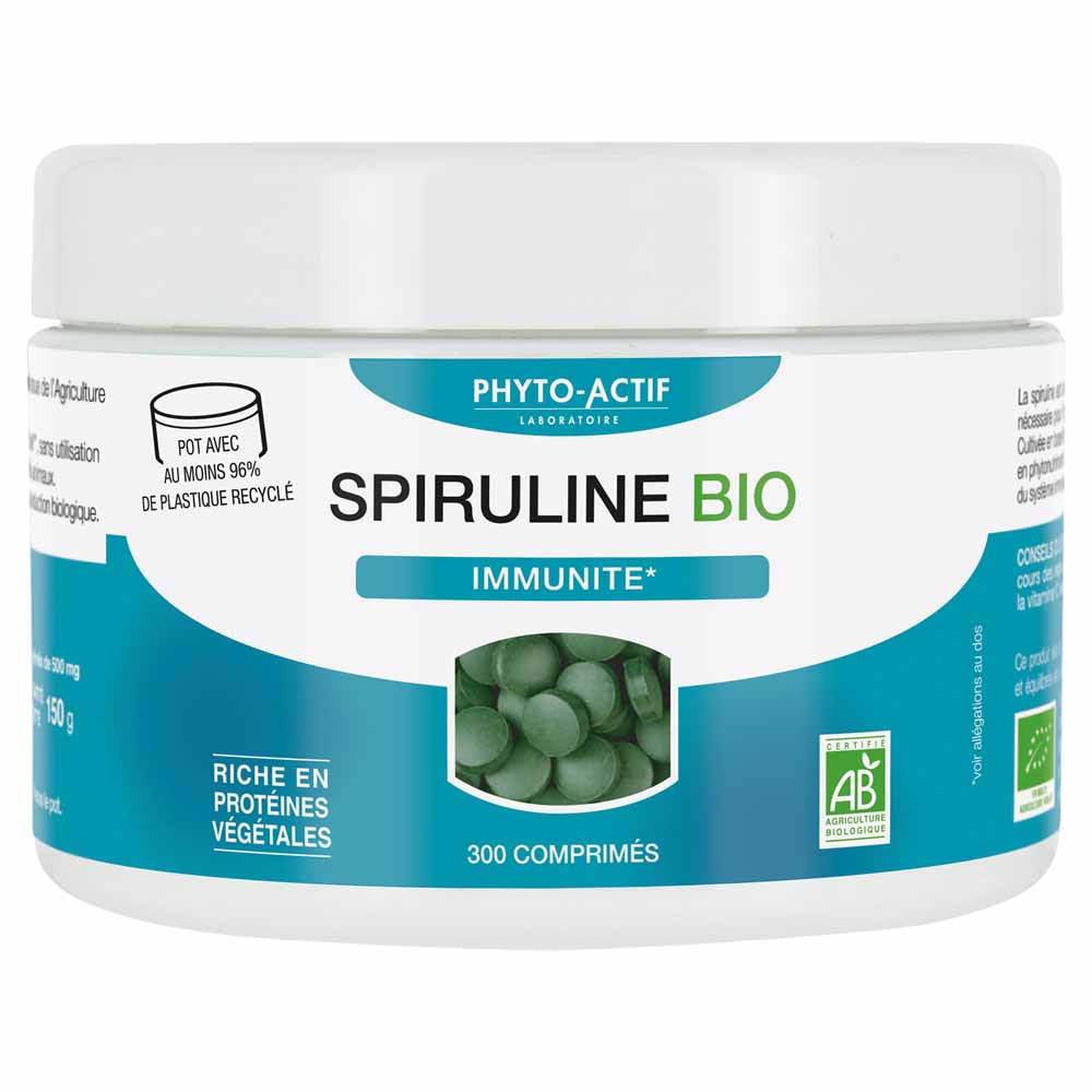 Phyto-Actif Organic spirulina 300 Tablets