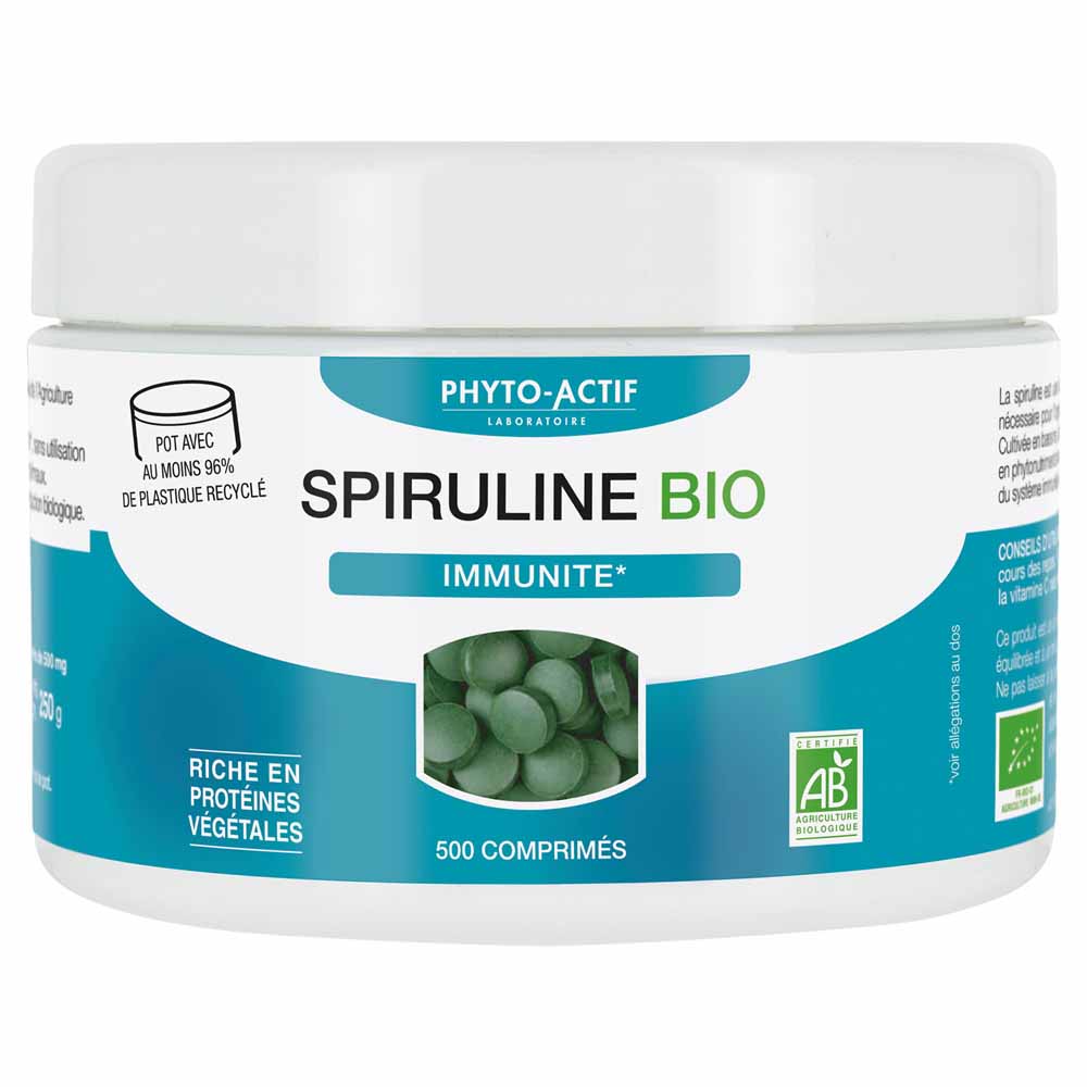 Phyto-Actif Organic spirulina 500 tablets