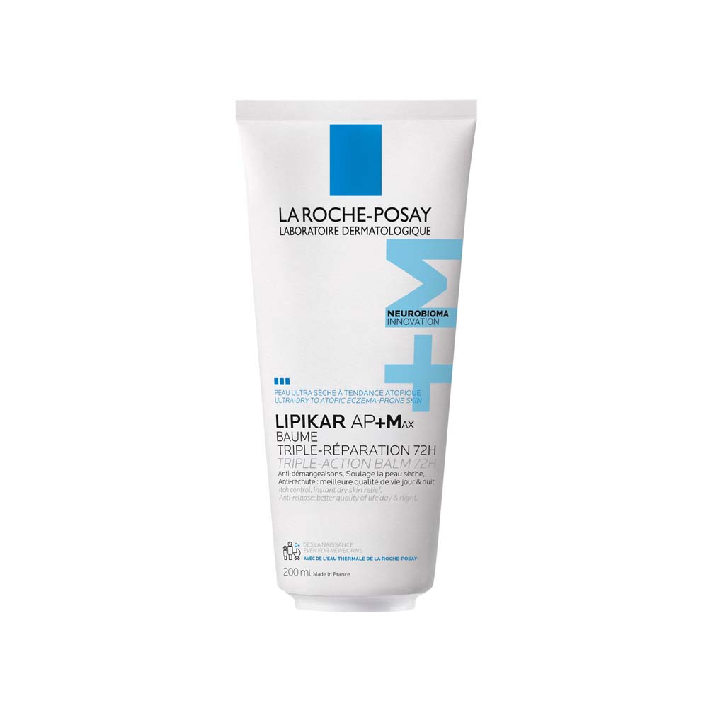 La Roche-Posay Lipikar AP+Max triple repair relipidating balm for extremely dry, eczema-prone skin 200 ml