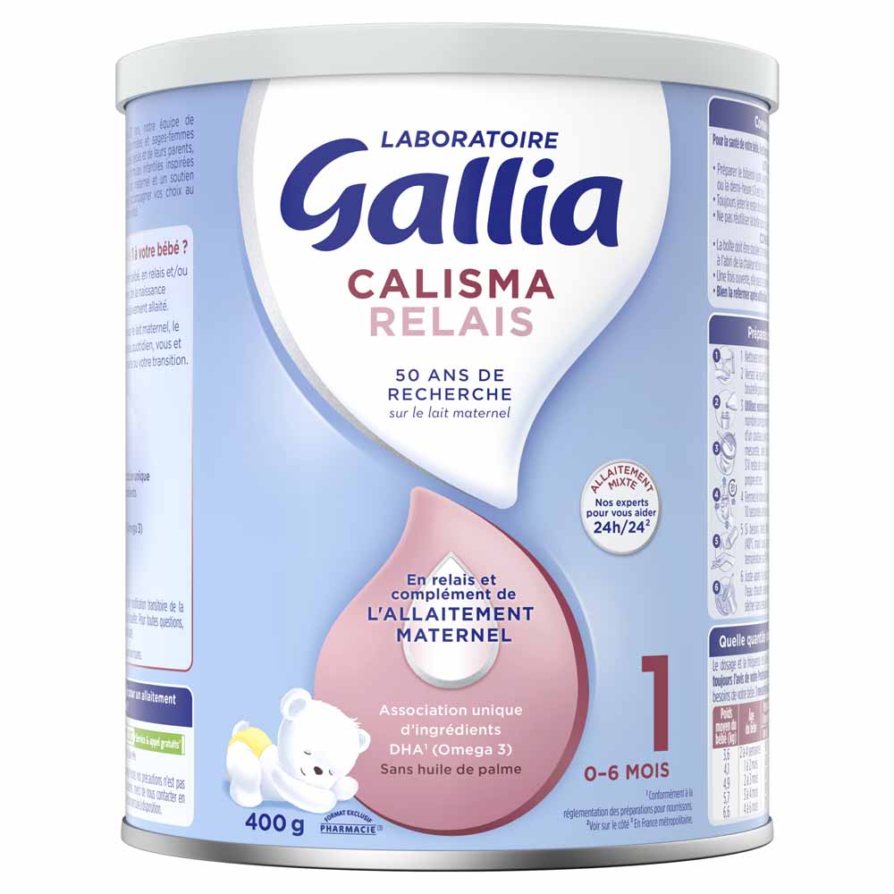 Gallia Calisma Follow-up milk powder from birth to 6 months 400 g