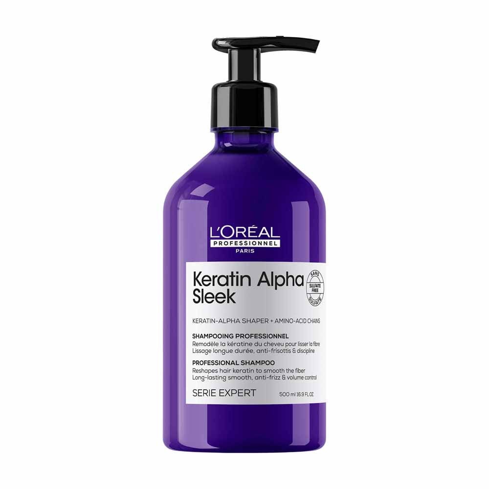 L'Oréal Professionnel Serie Expert Keratin Alpha Sleek Keratin shampoo frizzy and unruly hair 500 ml