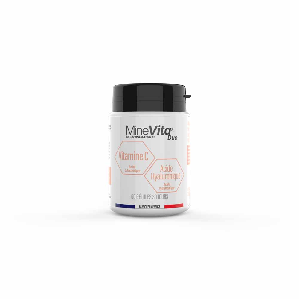 Flora Natura Minevita® Vitamin C and hyaluronic acid duo 60 capsules