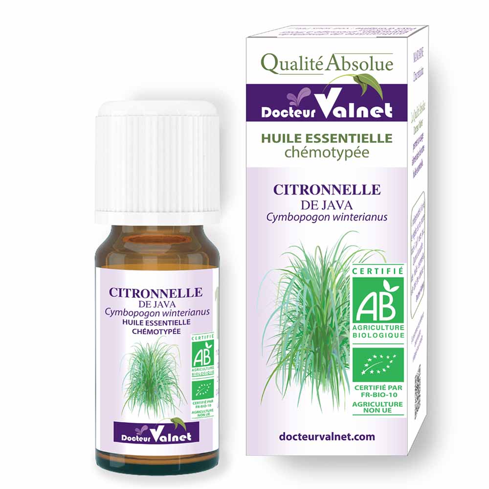 Dr. Valnet ORGANIC LEMONGRASS JAVA ESSENTIAL OIL 10ml